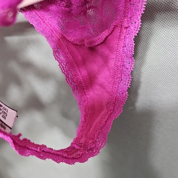 Victoria's Secret Pink Floral Lace Panties - Picture 4 of 4